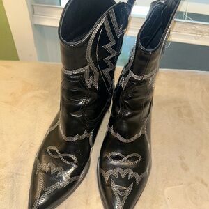 Black Western-Style Women's Boots
